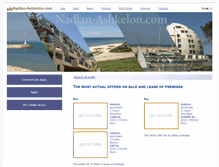 Tablet Screenshot of en.nadlan-ashkelon.com